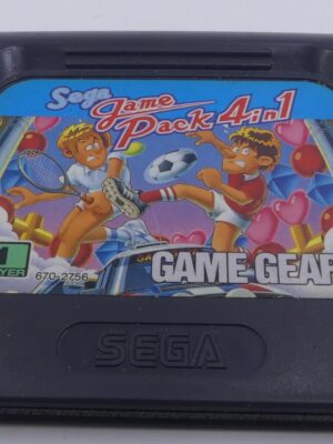 SEGA GAME PACK 4 IN 1 SEGA GAME GEAR PAL USED CARTRIDGE ONLY
