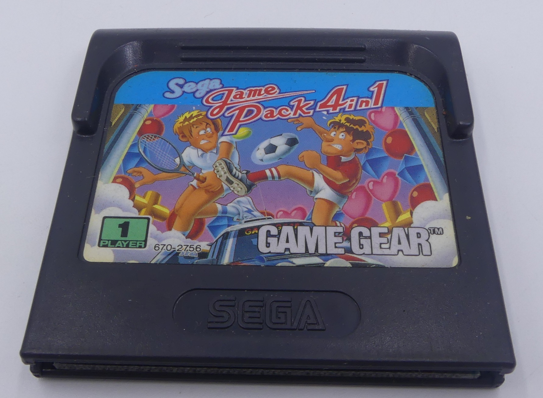 SEGA GAME PACK 4 IN 1 SEGA GAME GEAR PAL USED CARTRIDGE ONLY