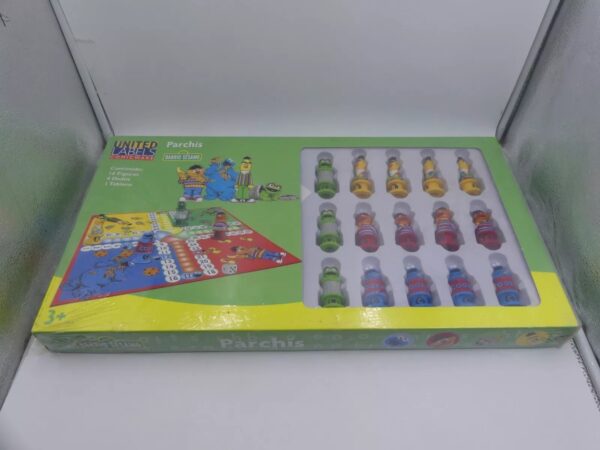 SESAME STREET Board Game LUDO PARCHIS UNITED LABELS COMICWARE SEALED