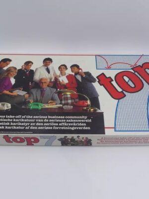TOP 7 A Comic Caricature of Serious Business - 1982 Jumbo BOARD GAME
