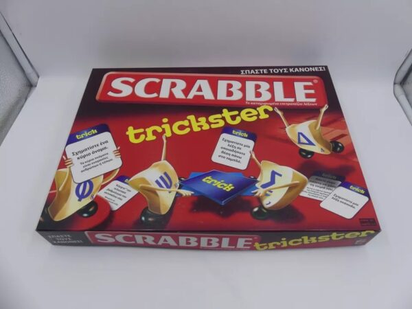2010 Original SCRABBLE TRICKSTER Complete GREEK BOARD GAME