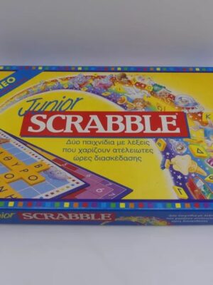 VINTAGE Original SCRABBLE Spear Games - Junior 1995 - Complete GREEK BOARD GAME