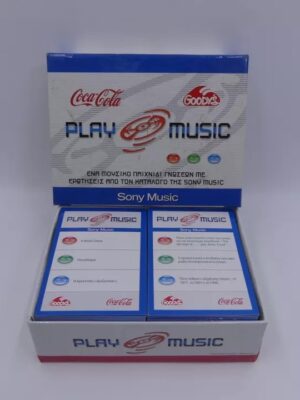 VINTAGE 2004 GREEK PLAY MUSIC COCA COLA GOODY'S PROMO GIFT SONY QUIZ BOARD GAME