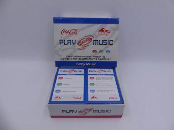 VINTAGE 2004 GREEK PLAY MUSIC COCA COLA GOODY'S PROMO GIFT SONY QUIZ BOARD GAME