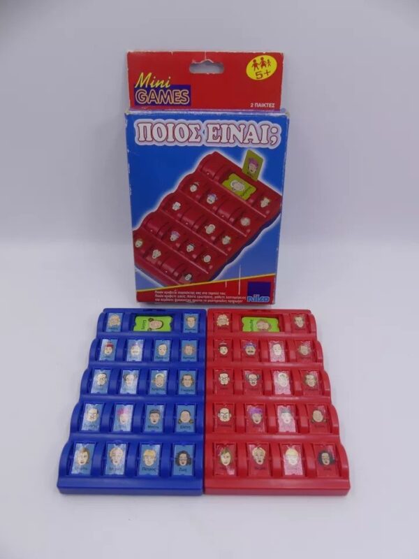 VINTAGE 90's GUESS WHO GREEK TRAVEL BOARD GAME NILCO - Image 2