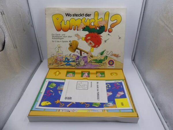 VINTAGE 1980 GERMAN Boardgame WO STECKT DER PUMUCKL FROU FROU FX SCHMID COMPLETE - Image 2