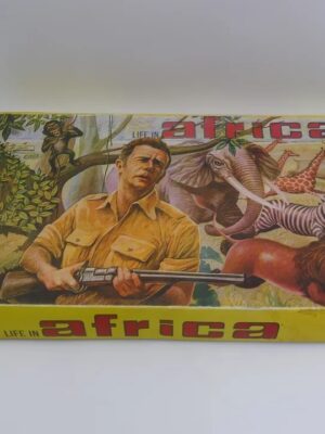 VINTAGE 70'S GREEK BOARD GAME LIFE IN AFRICA KOLIOPOYLOS 99% COMPLETE