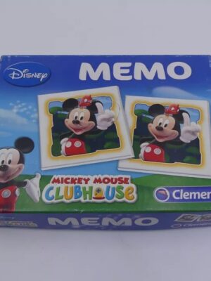 BOARDGAME MEMO GAME MICKEY MOUSE CLUBHOUSE CLEMENTONI