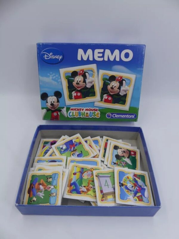 BOARDGAME MEMO GAME MICKEY MOUSE CLUBHOUSE CLEMENTONI - Image 2