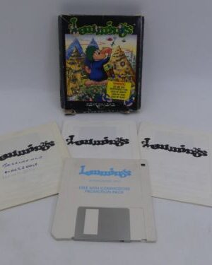 Vintage Amiga GAME COMMODORE PROMOTION PACK LEMMINGS PSYGNOSIS