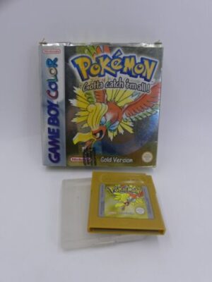 Pokemon Gold Nintendo Gameboy Color Authentic EUR English USED NO MANUAL