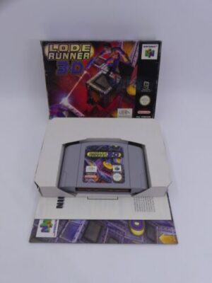 Lode Runner 3-D Nintendo N64 game PAL CIB
