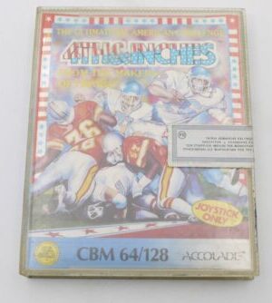 4TH & INCHES ACCOLADE DATASSETTE COMMODORE 64 CBM 64/128 CASSETTE