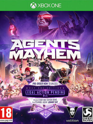 Agents of Mayhem Day One Edition XBOX ONE USED DISC ONLY