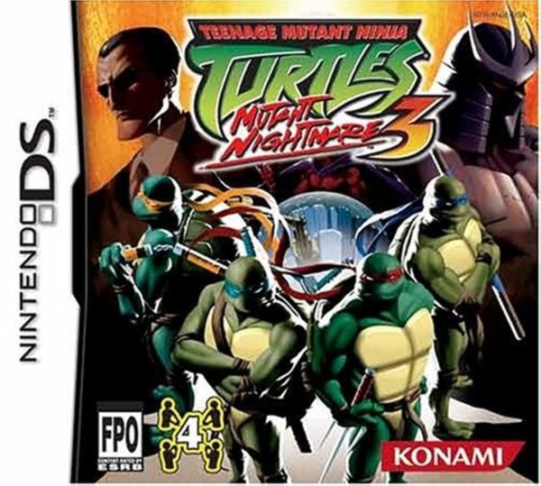 Teenage Mutant Ninja Turtles 3: Mutant Nightmare TMNT Nintendo DS USED NO MANUAL