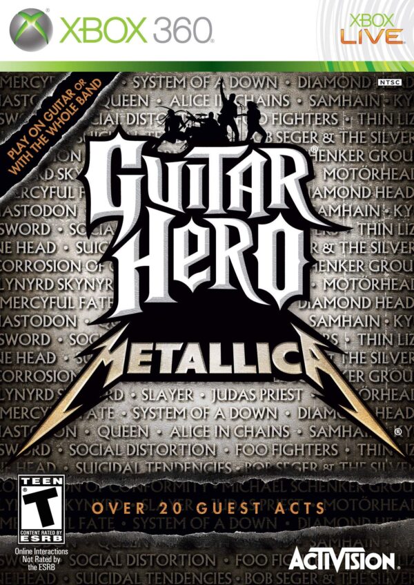 Activision Guitar Hero Metallica Xbox 360 USED