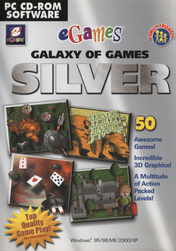 Galaxy of Games Silver (eGames) (2001) PC USED