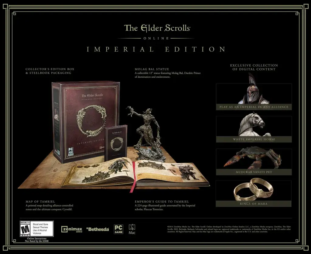The Elder Scrolls Online: Imperial Edition PC USED