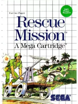 SEGA Master System Game - Rescue Mission NO MANUAL USED
