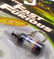 2004 Racing Champions Die Cast Fast & The Furious NITROUS EXPRESS BOTTLE KEYCHAIN