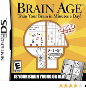 Brain Age Train Your Brain in Minutes a Day! Nintendo DS NEW