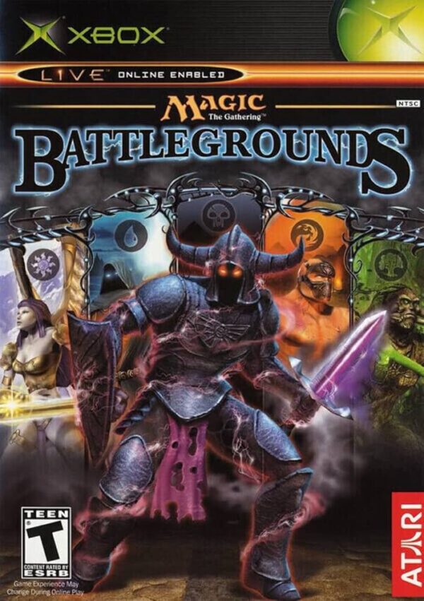 Magic The Gathering Battleground Xbox USED DAMAGED COVER