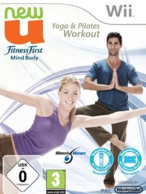 NewU Fitness First Mind Body, Yoga & Pilates Workout Wii USED