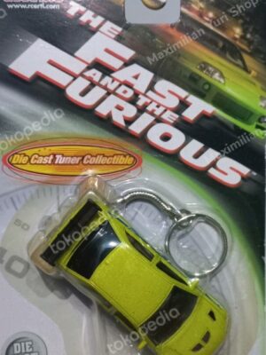2004 Racing Champions 1:64 Die Cast Fast & The Furious 1995 MITSUBISHI ECLIPSE LANCE EVO KEYCHAIN
