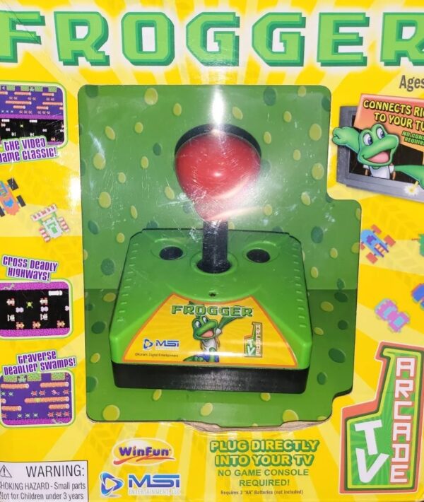 Konami Frogger Plug And Play JS-140 Handheld Gaming System NEW