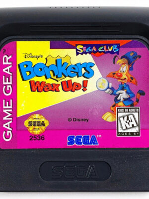Disney's Bonkers: Wax Up! SEGA GAME GEAR PAL USED CARTRIDGE ONLY