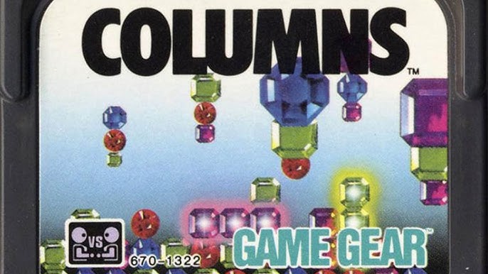 COLUMNS SEGA GAME GEAR PAL USED CARTRIDGE ONLY
