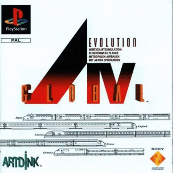A.IV Evolution Global PS1 PlayStation USED NO COVER