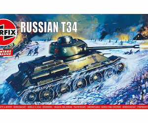 Airfix 1:76 A01316V Russian T-34 Medium Tank, Vintage Classic