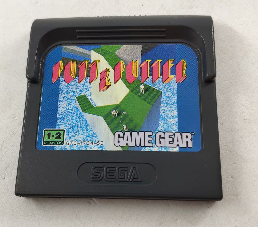 Putt & Putter SEGA GAME GEAR PAL USED CARTRIDGE ONLY