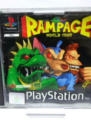 PS1/PLAYSTATION 1 Game - Rampage World Tour USED DISC ONLY