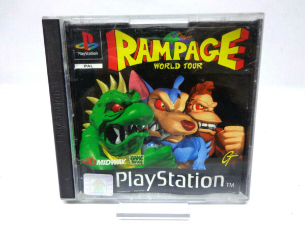PS1/PLAYSTATION 1 Game - Rampage World Tour USED DISC ONLY