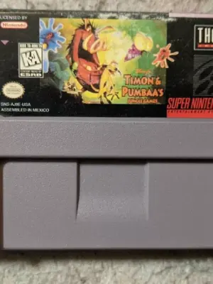 SNES - Disney's Timon & Pumbaa's Jungle Games USA NTSC for Super Nintendo USED CARTRIDGE ONLY