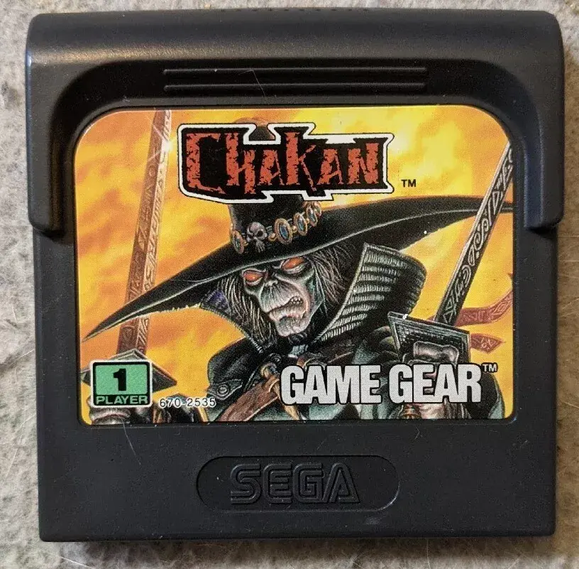 CHAKAN SEGA GAME GEAR PAL USED CARTRIDGE ONLY