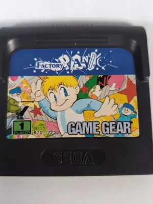 FACTORY PANIC SEGA GAME GEAR PAL USED CARTRIDGE ONLY