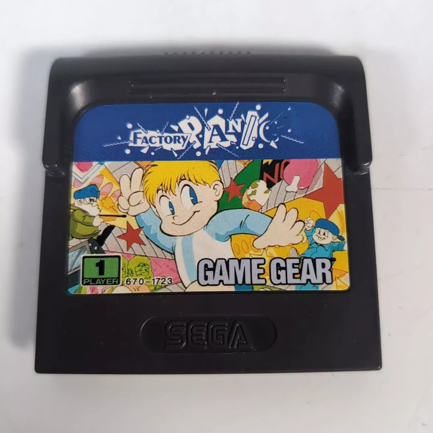 FACTORY PANIC SEGA GAME GEAR PAL USED CARTRIDGE ONLY