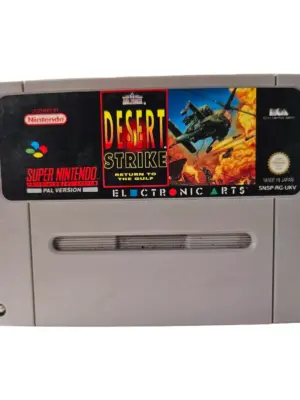 SNES - DESERT STRIKE for Super Nintendo 1992 USED CARTRIDGE ONLY