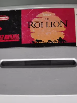 SNES - LION KING LE ROI LION FRA for Super Nintendo 1992 USED CARTRIDGE ONLY