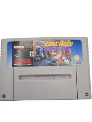 SNES - STUNT RACE FX for Super Nintendo 1992 USED CARTRIDGE ONLY