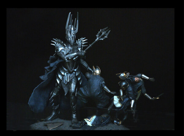 Sauron vs Numenorean Army Diorama: Battle of the Last Alliance - SIDESHOW COLLECTIBLES