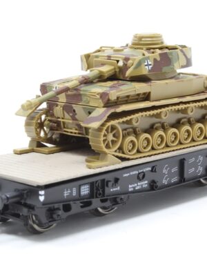 Roco Minitanks Special Limited Edition Flat Wagon with PzKpfw 4 Version H | HO 1:87 843