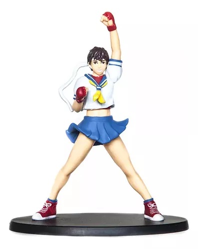 Street Fighter Magazine # 15 SAKURA figure scale 1:18 DEAGOSTINI