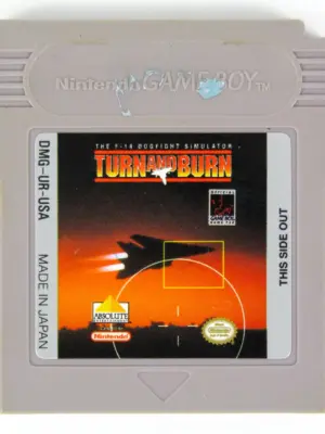 Turn And Burn The F-14 Dogfight Simulator (Game Boy) CARTRIDGE USED