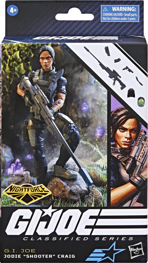 G.I. Joe 6" Classified Series Jodie “Shooter” Craig (Nightforce)