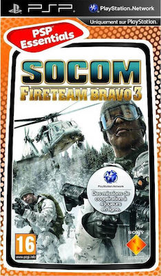 Socom U.s. Navy Seals Fireteam Bravo 3 PSP ESSENTIALS USED