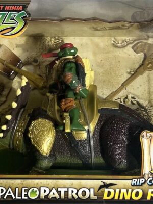 TMNT Paleo Patrol Dino Runners Raphael & Triceratops Playmates 2006
